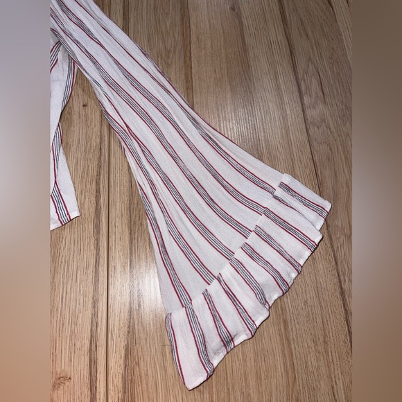 AMERICAN EAGLE Pirate Style Striped Shirt with Bell Sleeves - Picture 3 of 3